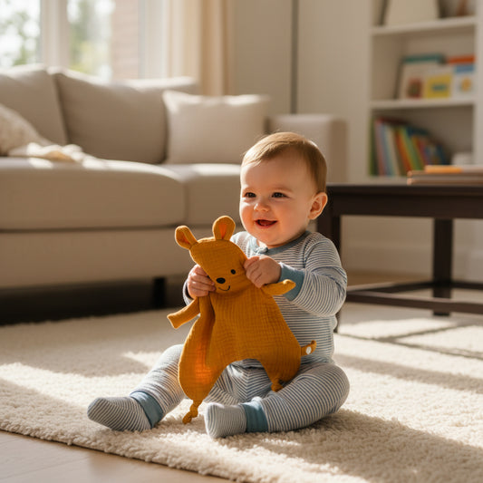 Doudou Souris Jaune Moutarde Jaune Moutarde - Doudou
