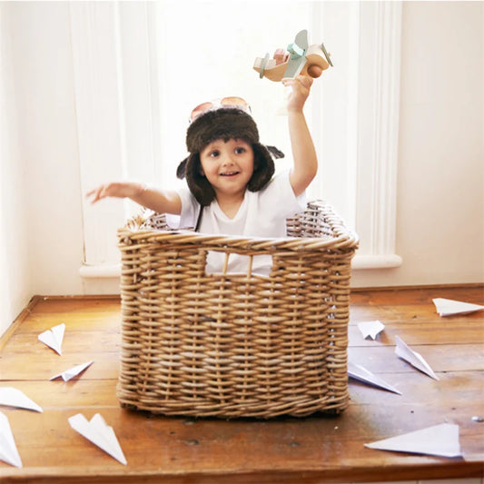 Avion en Bois Jouet Bleu Ciel - Bleu Ciel - Jouet En bois bébé