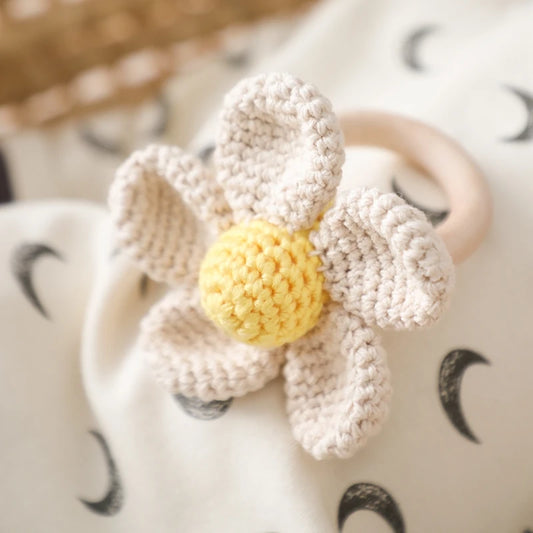 Hochet Crochet Petite Fleur - Petite Fleur - Hochet bebe