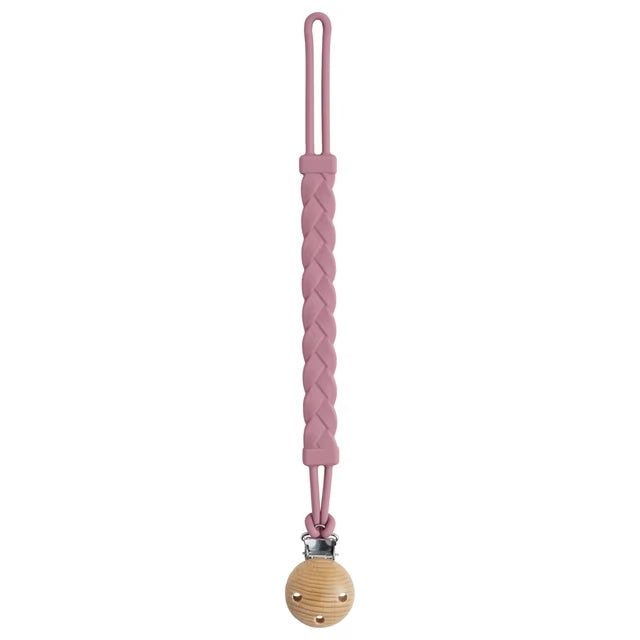 Attache Tetine en Silicone - Rose - Attache tétine