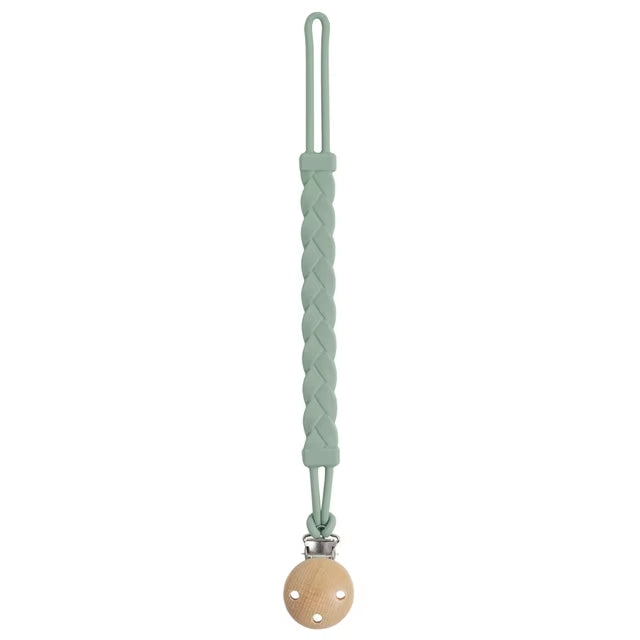 Attache Tetine en Silicone - Vert d’eau - Attache tétine