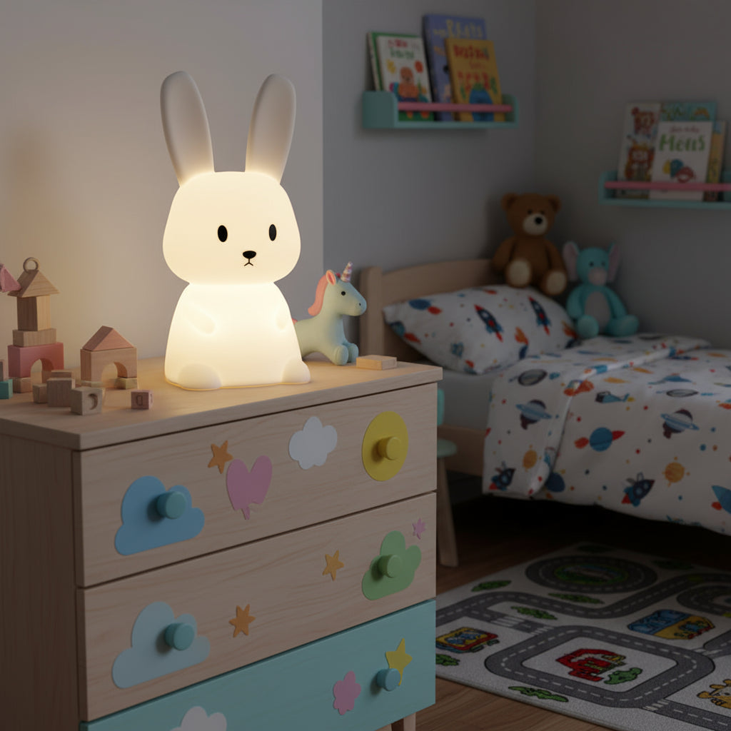 Veilleuse Lapin - 7 Couleurs - Veilleuse bébé