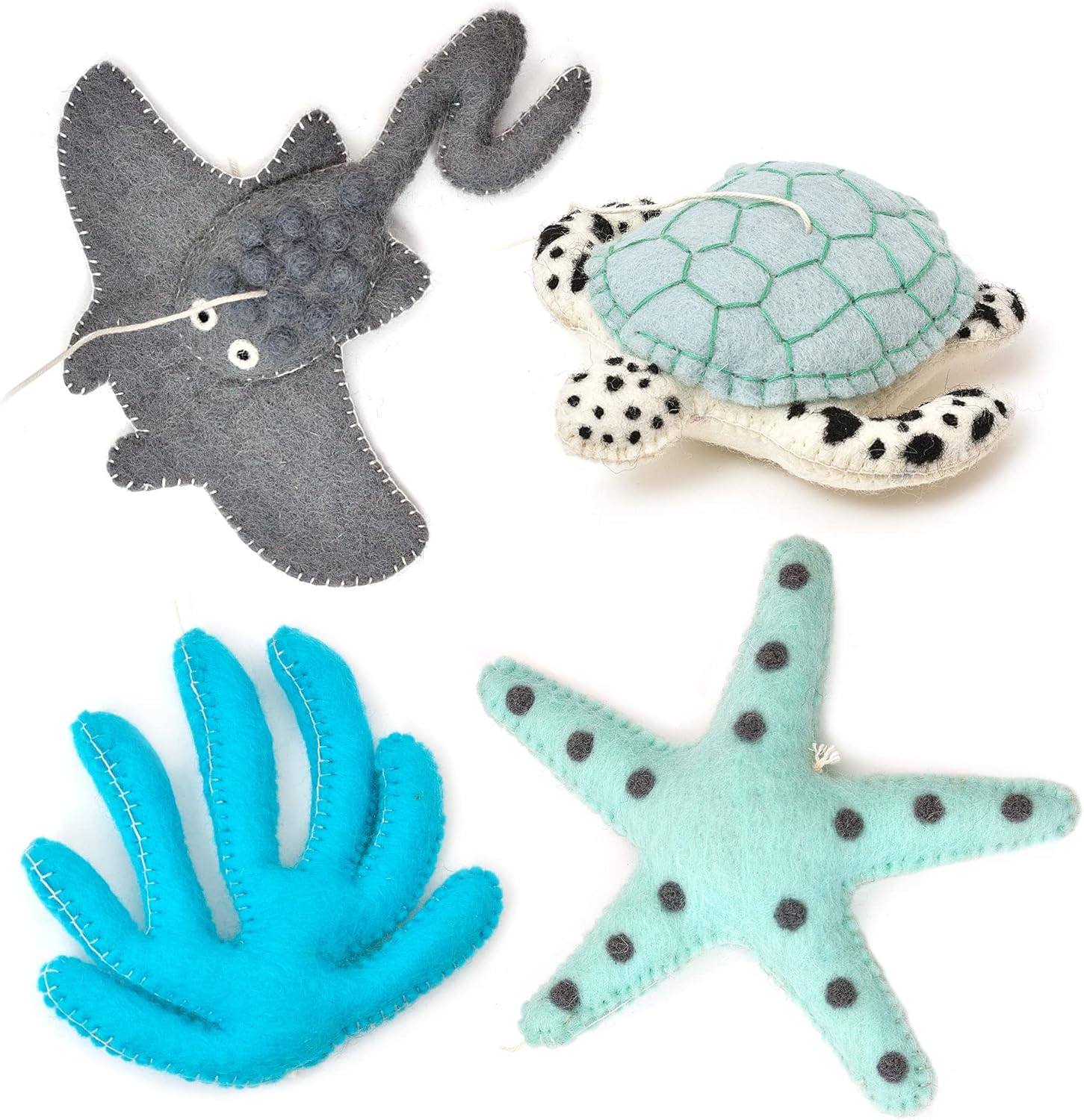 Mobile bébé Tortue et Etoile de Mer