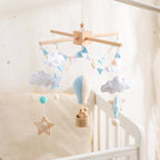 Mobile Bébé Montgolfière Bleu Ciel Montgolfière - Mobile bébé