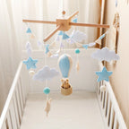 Mobile Bébé Montgolfière Bleu Ciel Montgolfière - Mobile bébé