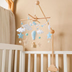 Mobile Bébé Montgolfière Bleu Ciel Montgolfière - Mobile bébé