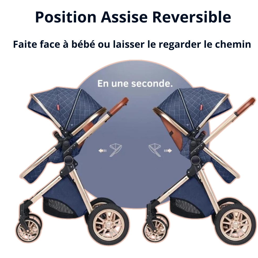 Poussette 3 en 1 Elegance