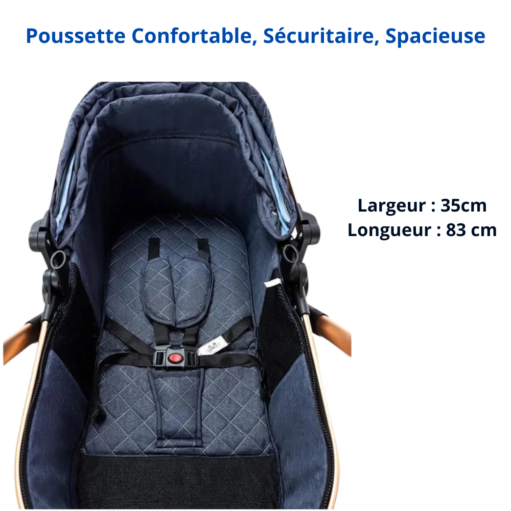 Poussette 3 en 1 Elegance