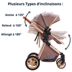 Poussette 3 en 1 Elegance