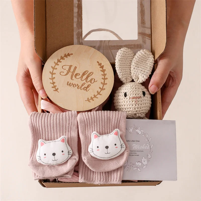 Coffret Naissance Fille - Rose