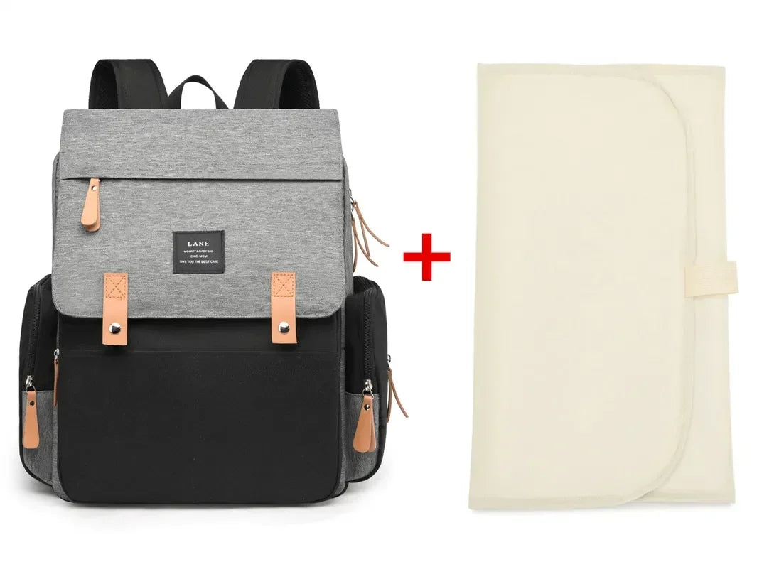 Sac à Langer à Dos Imperméable avec Tapis à Langer
