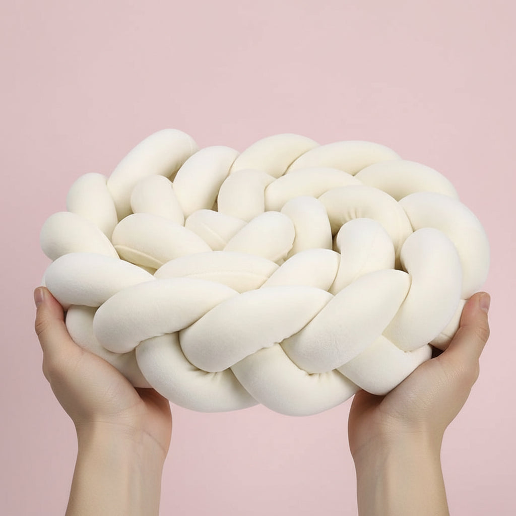 Tresse de lit Bébé - Blanc Crème / 1 mètre - Tresse de Lit