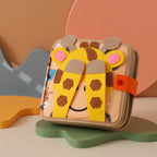 Livre Sensoriel Bébé en Tissu – Girafe