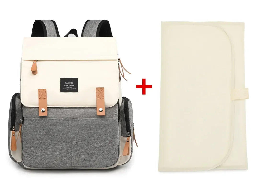 Sac à Langer à Dos Imperméable avec Tapis à Langer
