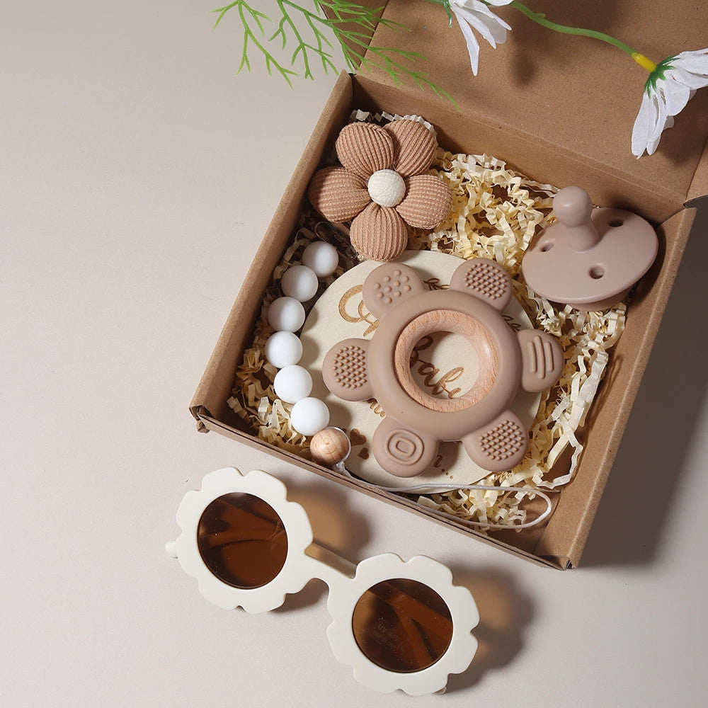 Coffret de Naissance Fille Taupe