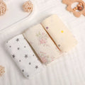 Linges de Toilette Bébé en Gaze de Coton — Lot de 3 ou 5