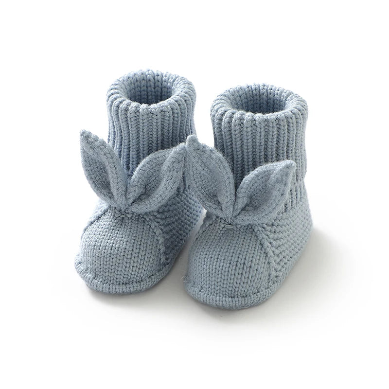 Chaussons Bébé Lapin en Maille Douce