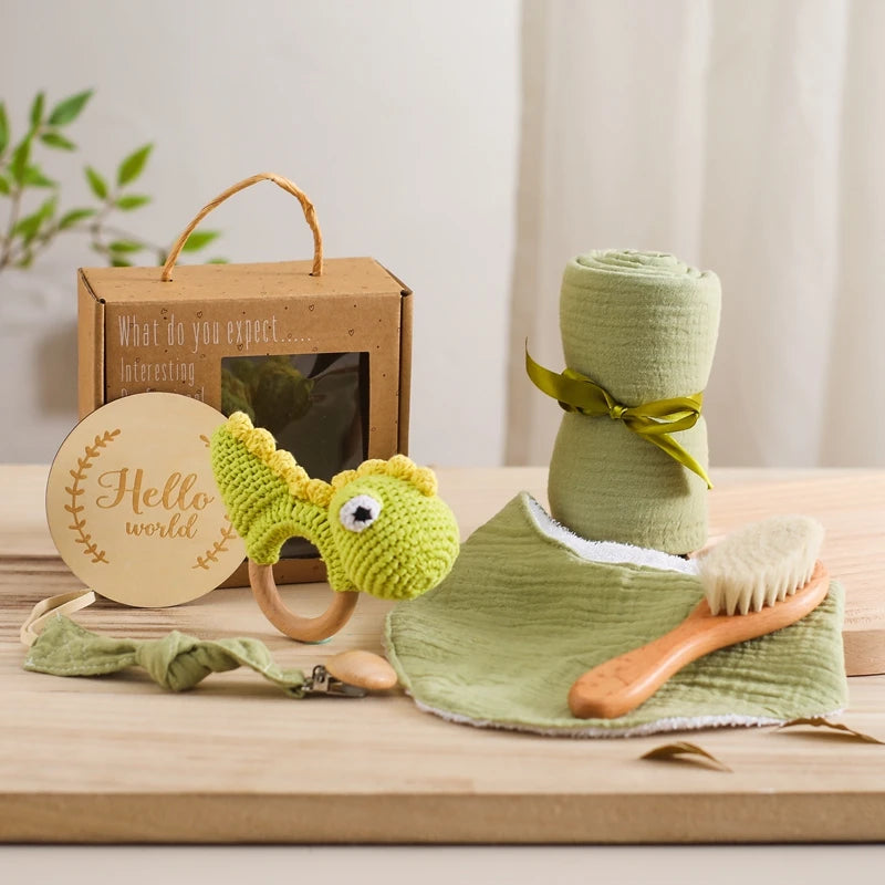 Coffret Naissance Garçon - Dinosaure - Coffrets cadeaux pour bébés