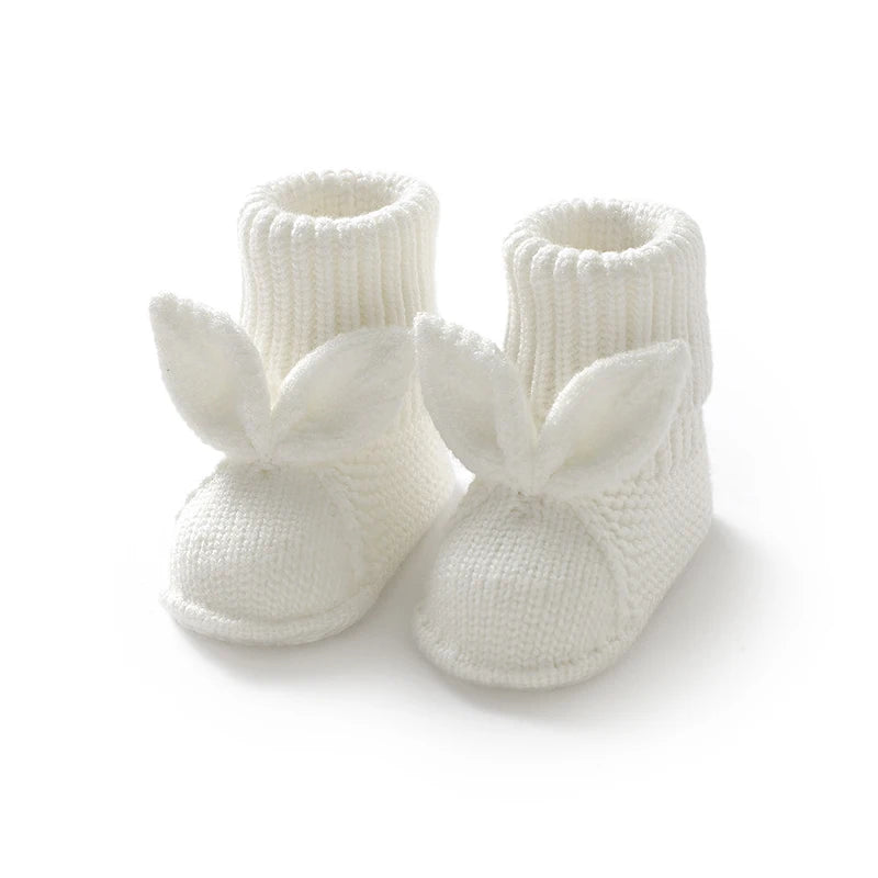 Chaussons Bébé Lapin en Maille Douce