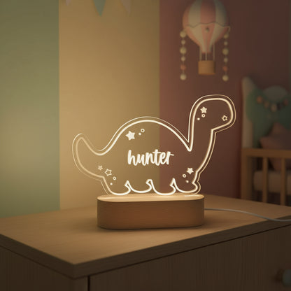 Veilleuse Bébé Personnalisable Dinosaure - Veilleuse bébé