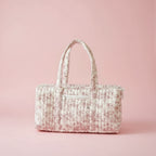 Sac Maternité pour Maman Fleurs Roses Beige - SAC A LANGER