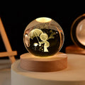 Veilleuse Boule de Cristal 3D pour Chambre de Bébé