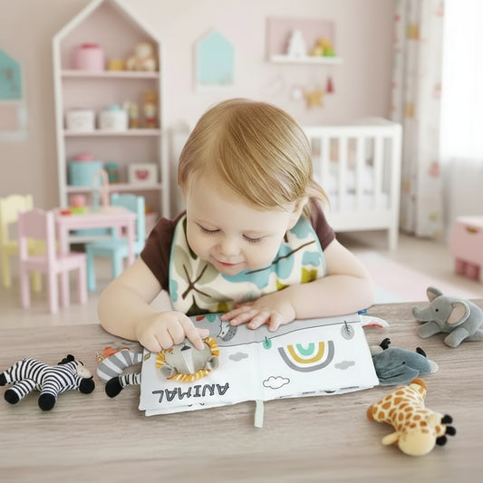 Livre sensoriel Bébé - Jouet En bois bébé