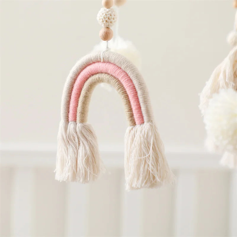 Mobile bébé Arc en Ciel Rose Rose - Mobile bébé