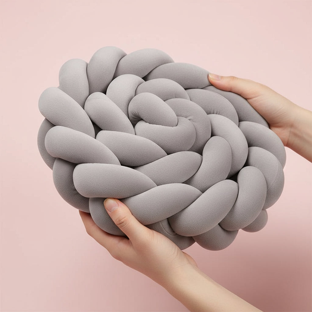 Tresse de lit Bébé - Gris / 1 mètre - Tresse de Lit