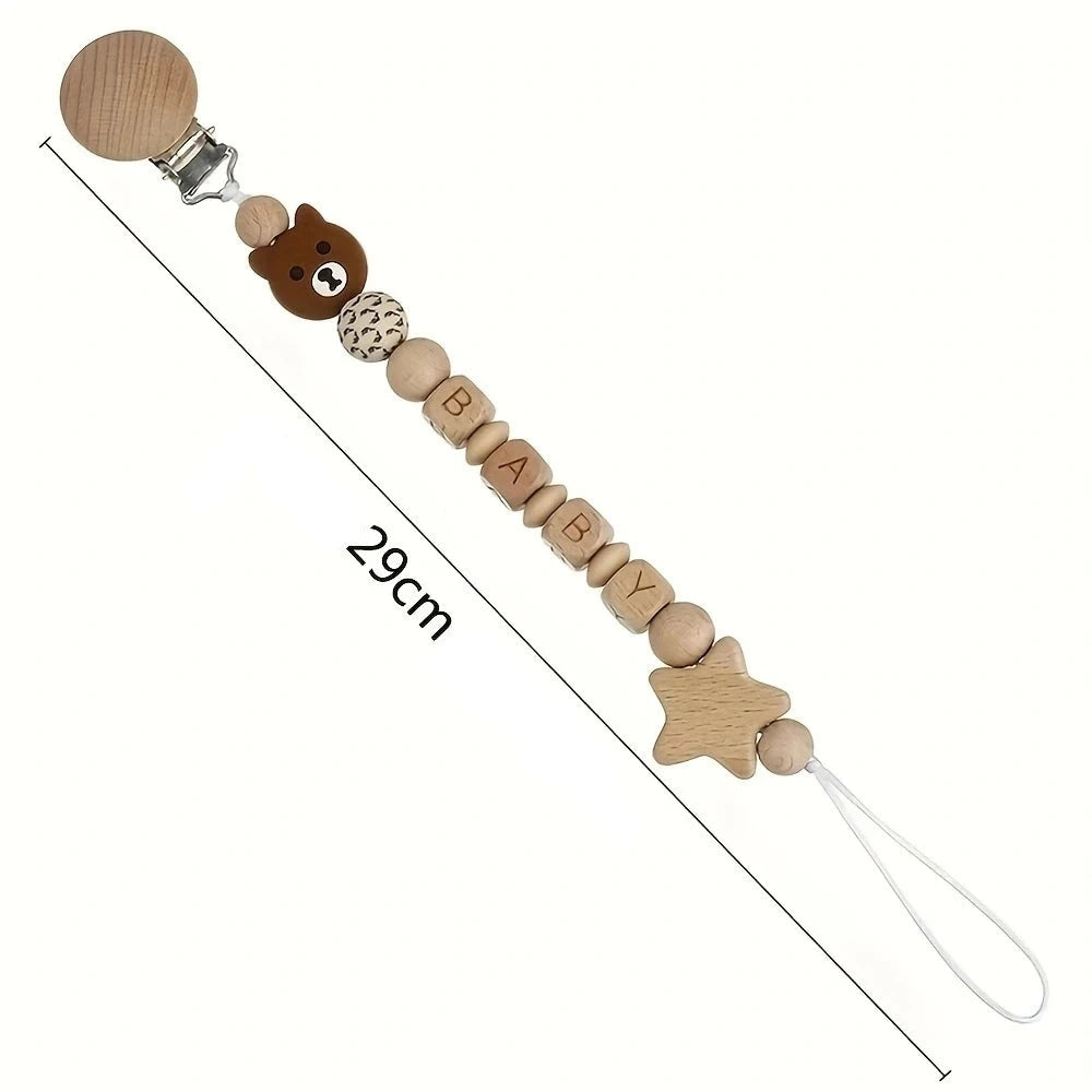 Attache Tétine Silicone Animaux - Attache tétine