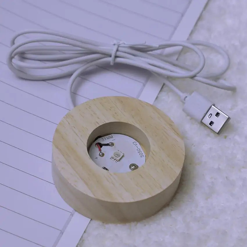 Veilleuse Boule de Cristal 3D pour Chambre de Bébé