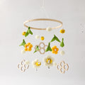 Mobile Bébé Petites Fleurs et Abeilles - Abeille Jaune