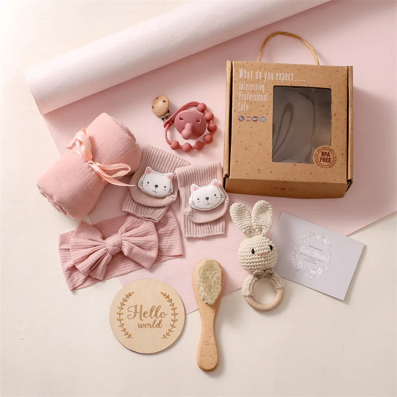 Coffret Naissance Fille - Rose