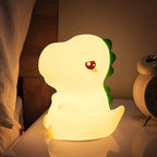 Veilleuse Bébé Dinosaure en Silicone Rechargeable