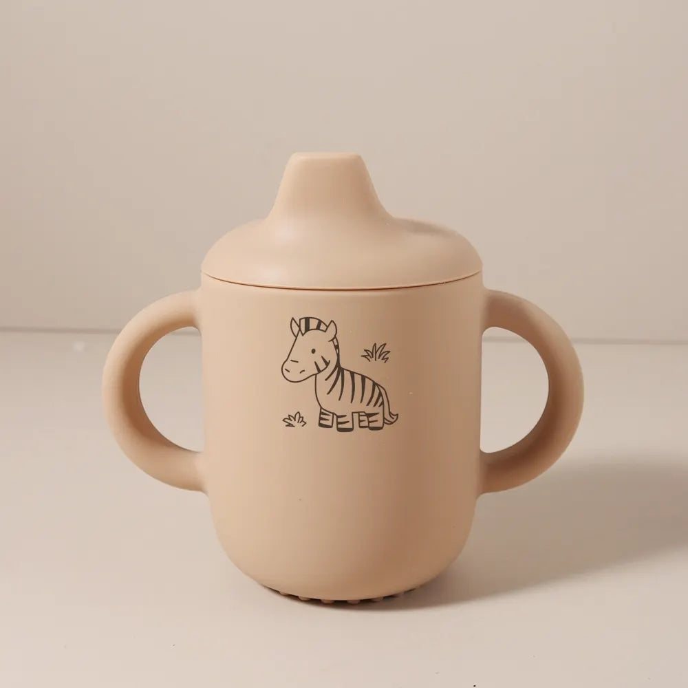 Tasse d’Apprentissage Bébé Personnalisée en Silicone – 180 ml