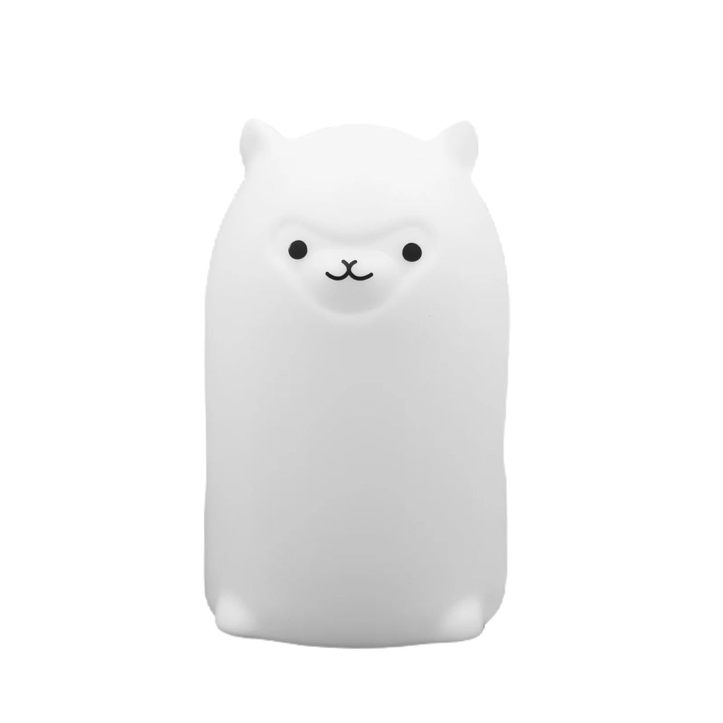 Veilleuse Bébé Alpaga en Silicone à Lumière Multicolore