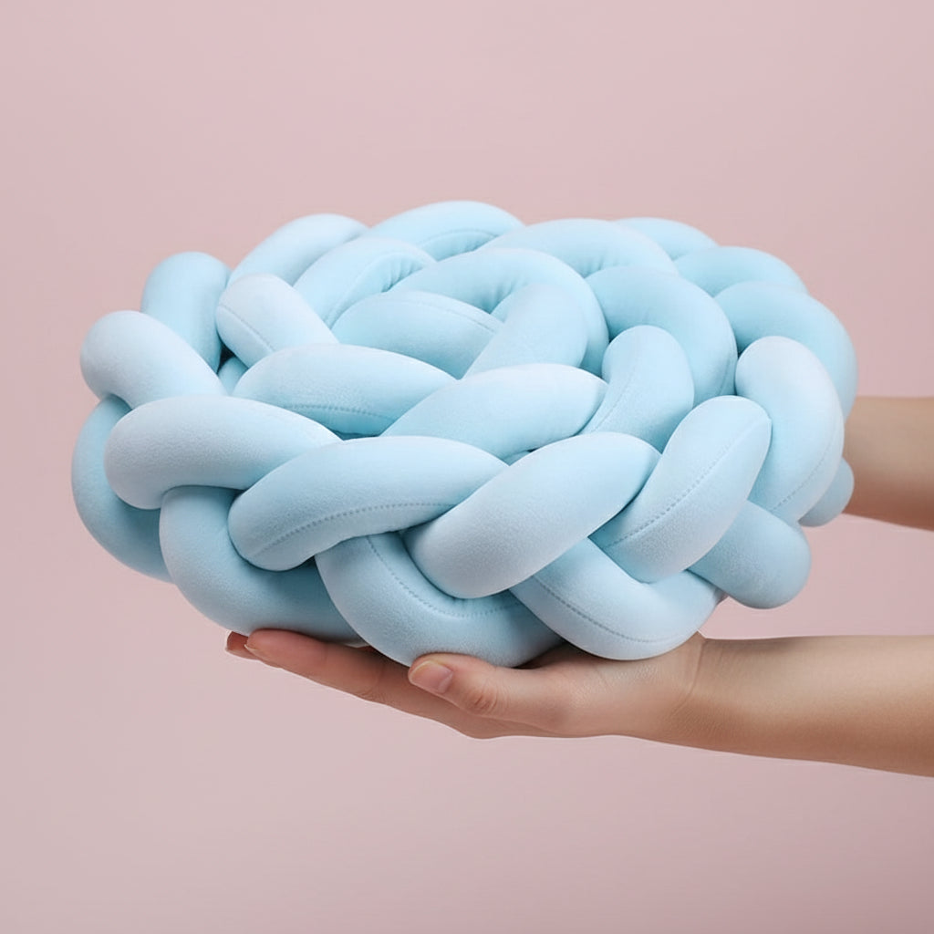 Tresse de lit Bébé - Bleu Ciel / 1 mètre - Tresse de Lit