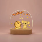 Veilleuse bébé Personnalisée Animaux de la Savane - Veilleuse bébé