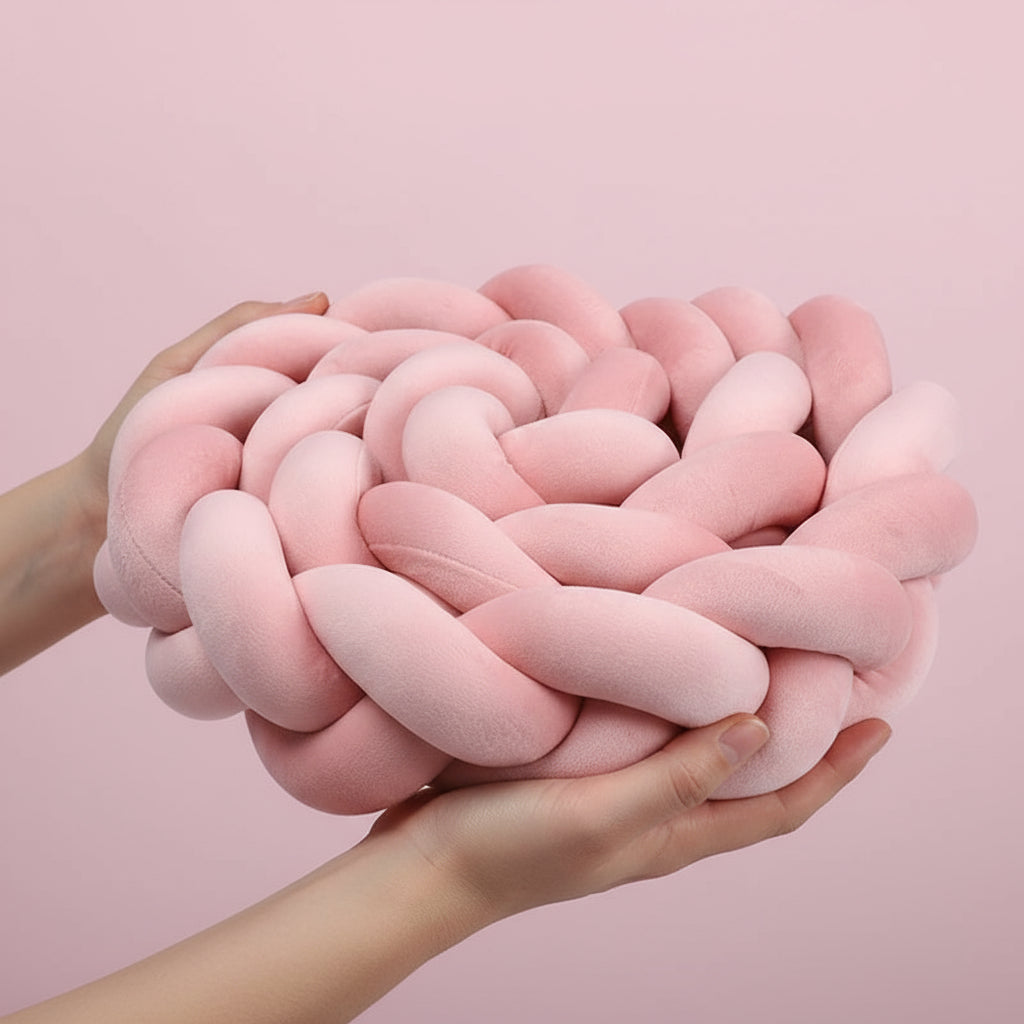 Tresse de lit Bébé - Rose / 1 mètre - Tresse de Lit