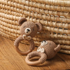 Hochet Crochet Ourson - Petit Ours - Hochet bebe