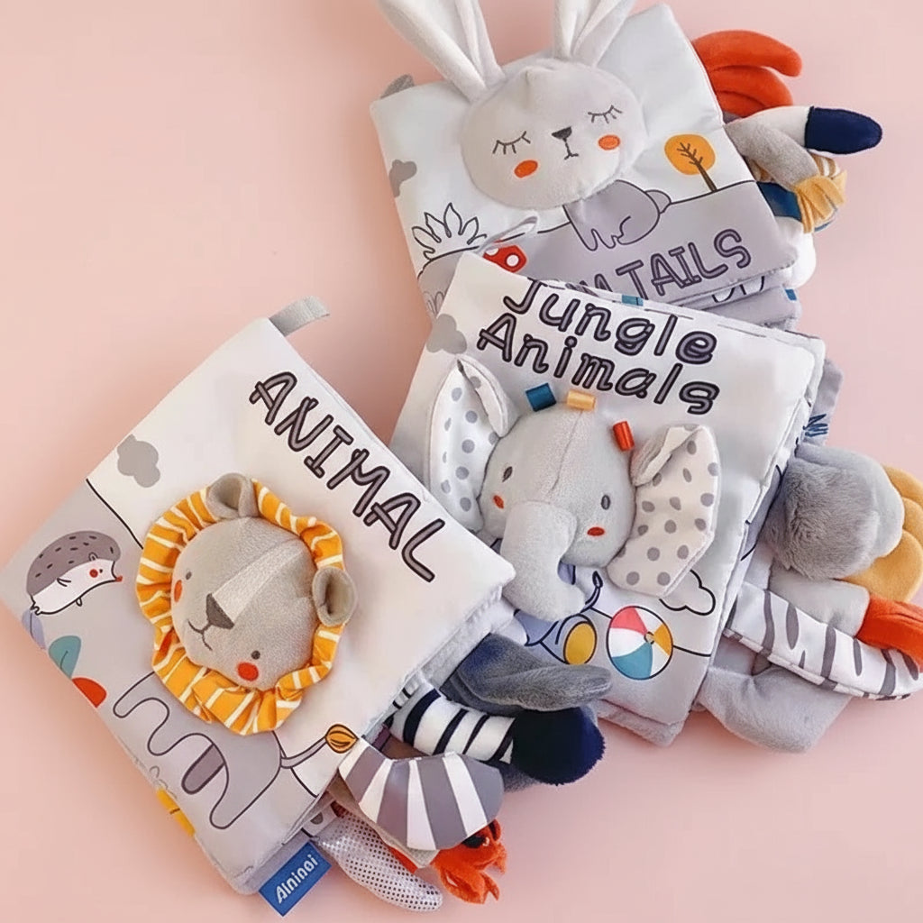 Livre sensoriel Bébé - Jouet En bois bébé