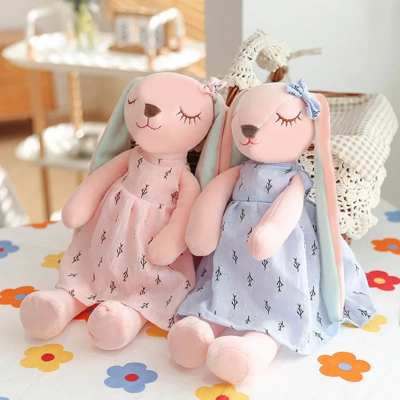 Peluche Lapin Rose Kalinou - Peluche