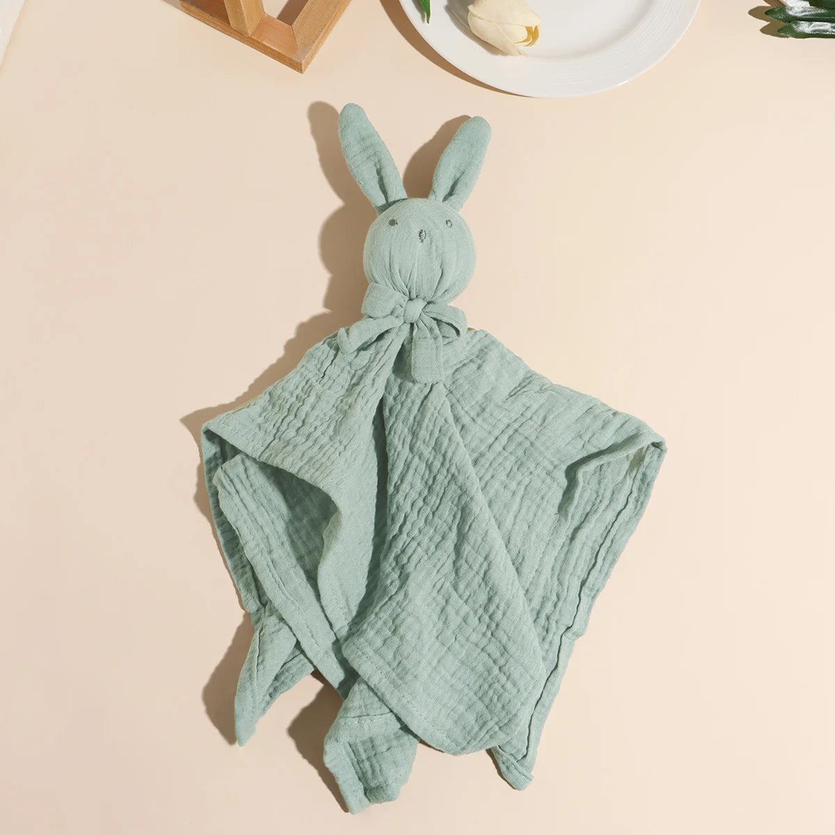Doudou Petit Lapin en Coton Gaze