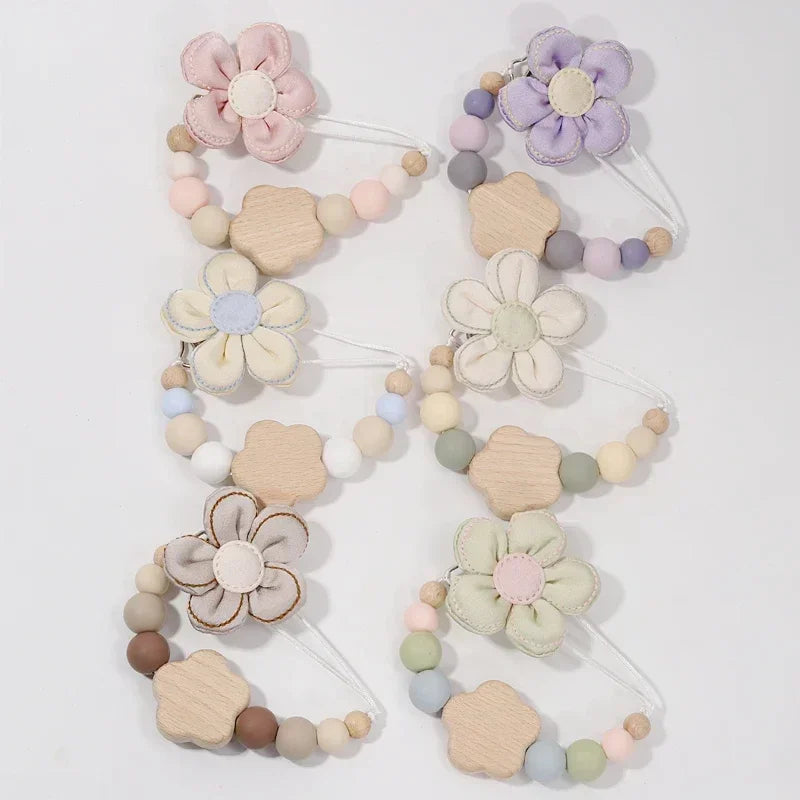 Attache tétine Personnalisé Petite Fleur - Attache Tétine