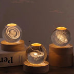 Veilleuse Boule de Cristal 3D pour Chambre de Bébé