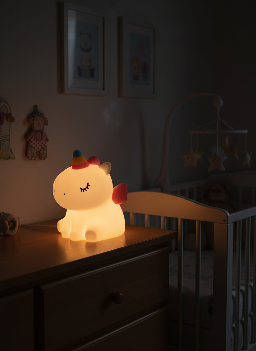 Veilleuse Bébé Fille Petite Licorne Licorne - Veilleuse bébé
