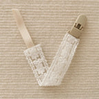 Attache Tétine Fille Petite Dentelle - Attache Tétine