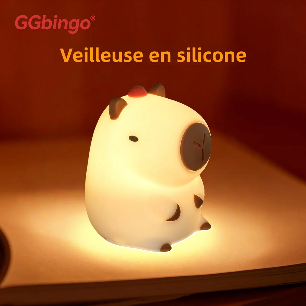 Veilleuse Bébé Animaux en Silicone – 3 Modèles