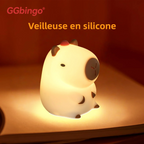 Veilleuse Bébé Animaux en Silicone – 3 Modèles