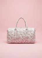 Sac Maternité pour Maman Fleurs Roses Beige - SAC A LANGER